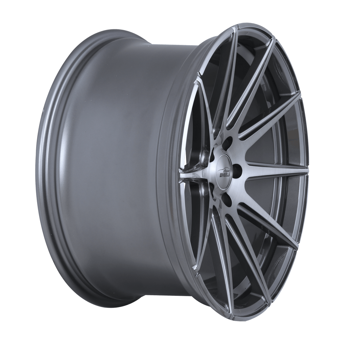 Elegance E1 FF Concave Titanium Brushed Felge – Ansicht 2