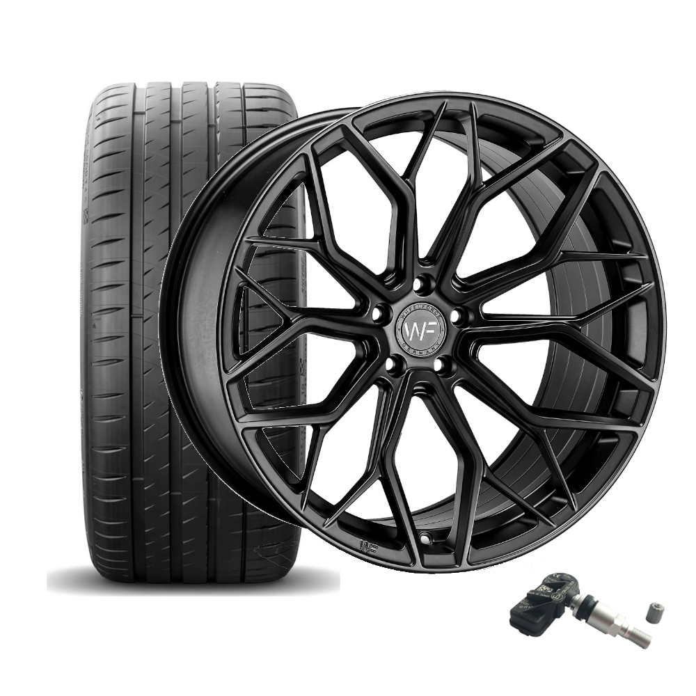 SET | WF HE.1-FF DEEP BLACK 21" | MICHELIN + RDKS | MB E63/E63s (W213)