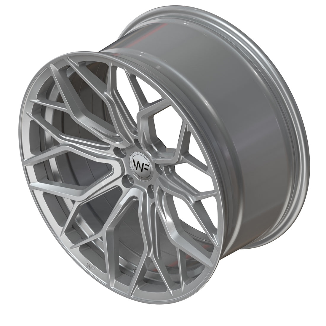 WF HE.1-FF | 21" 5x114 CMC | FROZEN SILVER (Tesla Edition)