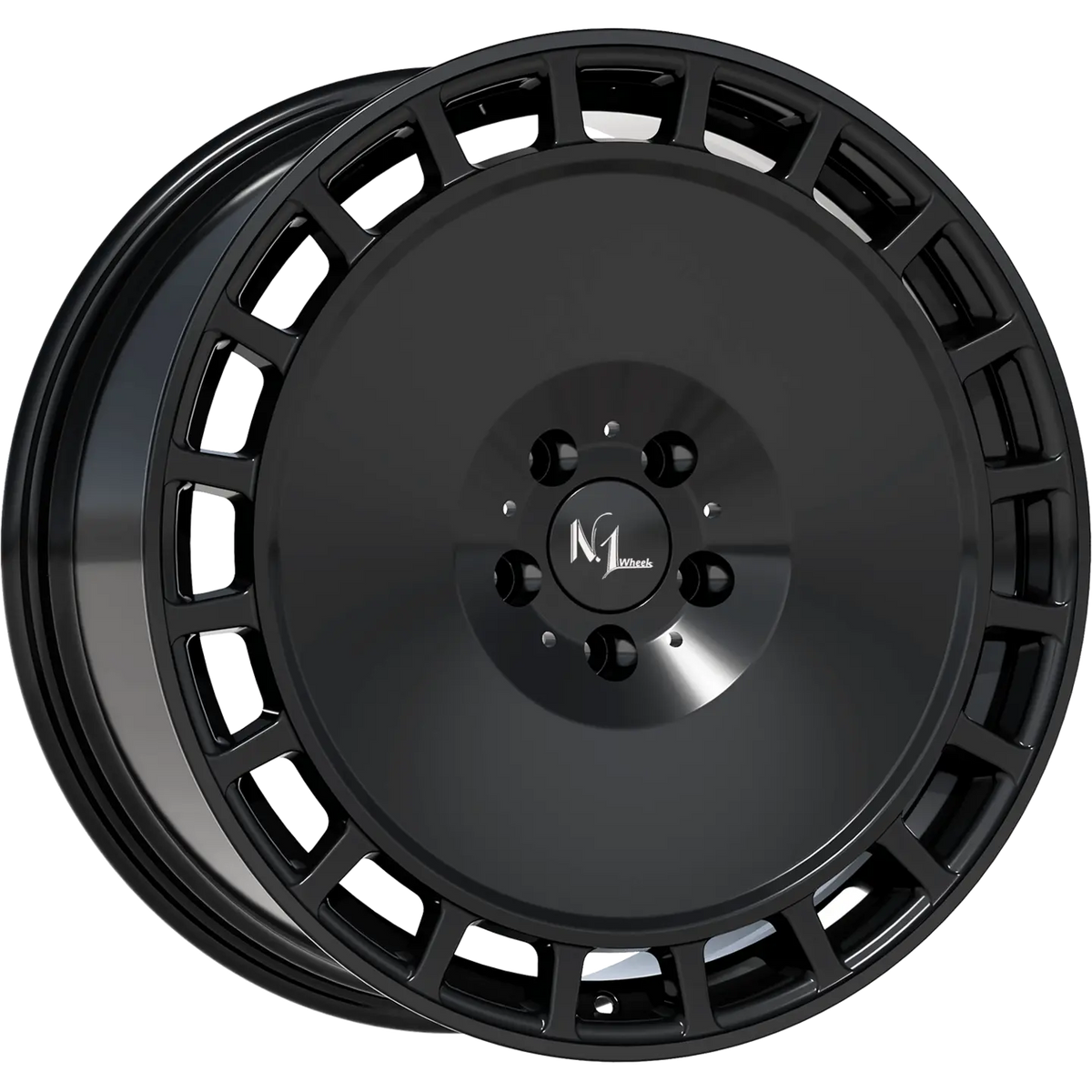 N1 Wheels Plate One PL1 Highgloss Black Felge