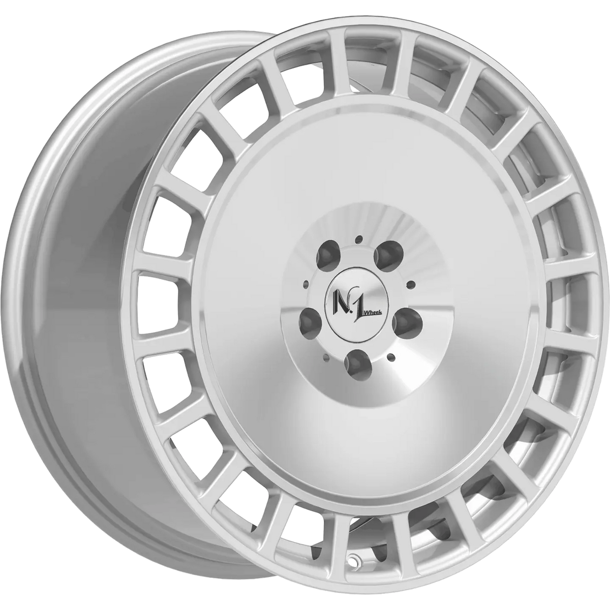 N1 Wheels Plate One PL1 Hyper Silver Brushed Surface Felge