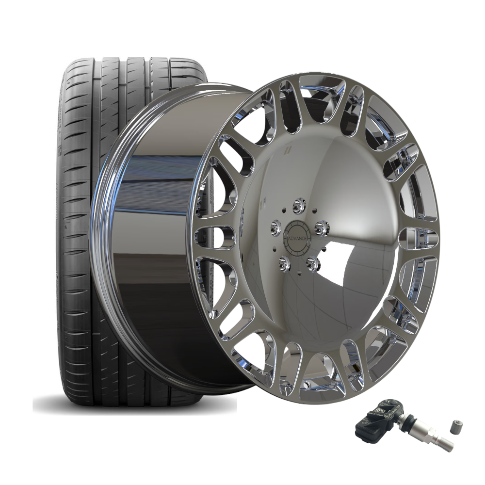 SET | ADVANCE FORGED CHROME 22" | HANKOOK + RDKS | MB S-Klasse Langversion (W222/W223)