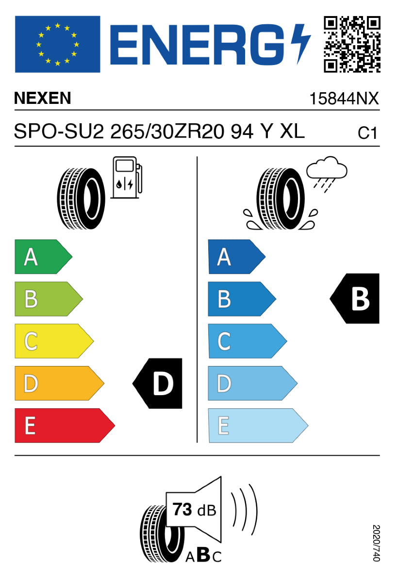 Nexen N'Fera Sport SU2 | 265/30 R20 (94Y) XL