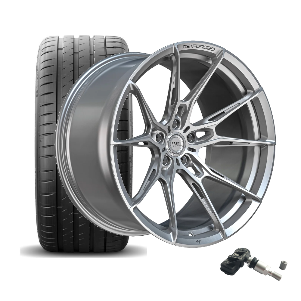 SET | WF R.2-FG FROZEN SILVER 19" | MICHELIN | AUDI RS3 (8Y/GY)