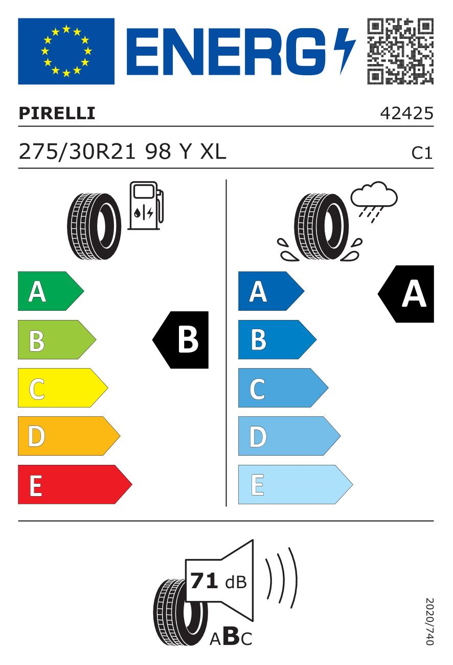 Pirelli P ZERO™ PZ4 | 275/30 R21 (98Y) XL