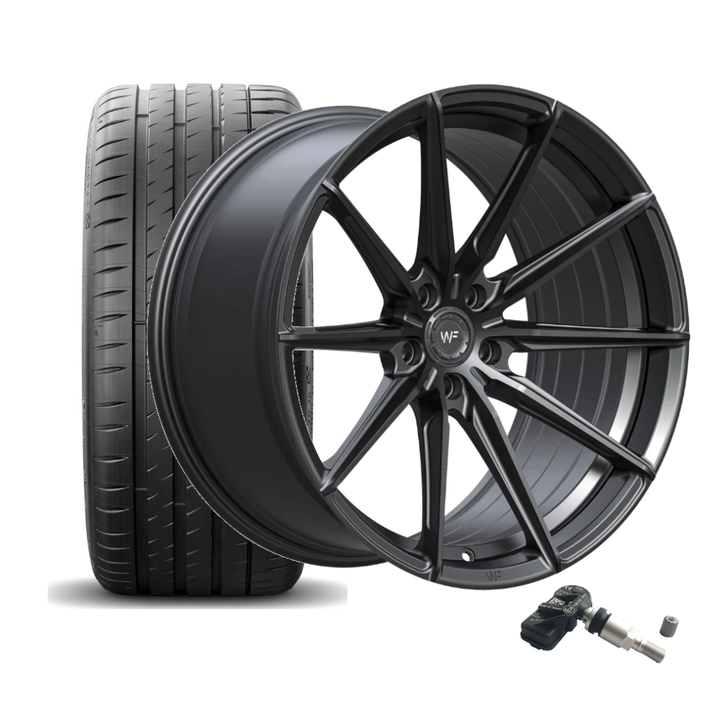 SET | WF CF.3-FF DEEP BLACK 20" | MICHELIN + RDKS | BMW 2er G42