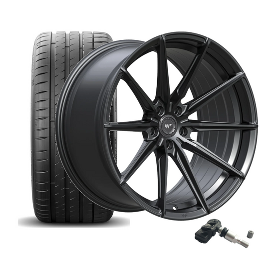 SET | WF CF.3-FF DEEP BLACK 20" | HANKOOK + RDKS | BMW 6er (F06,F12,F13)