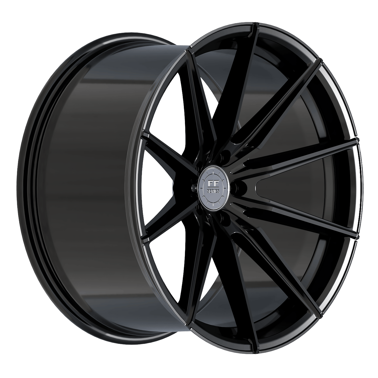 Elegance E1 FL Heavy Deep Concave | Cerchioni Nero lucido