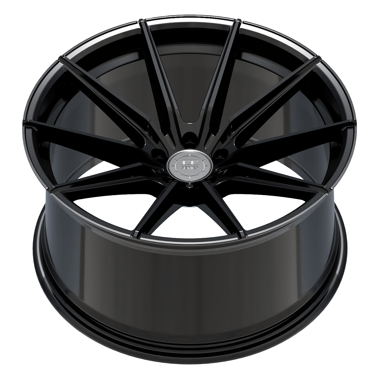 Elegance E1 FL Heavy Deep Concave | Cerchioni Nero lucido