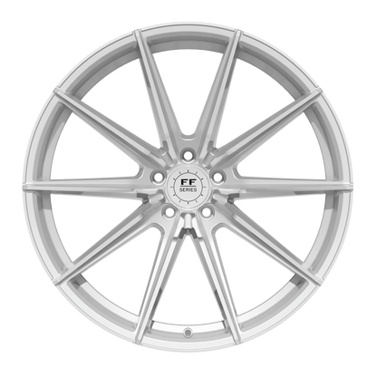 Elegance E1 FL Heavy Deep Concave | 21x11 ET18 5x112 | Hyper Silver Polished Surface