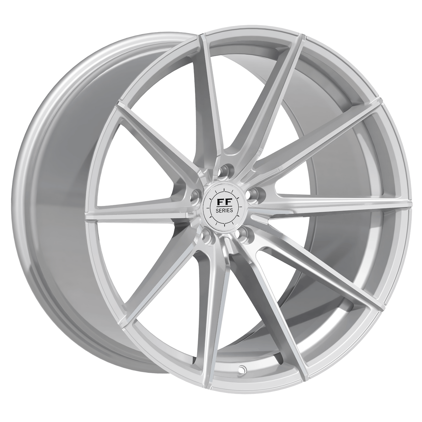 Elegance E1 FL Heavy Deep Concave | 21x11 ET18 5x112 | Hyper Silver Polished Surface