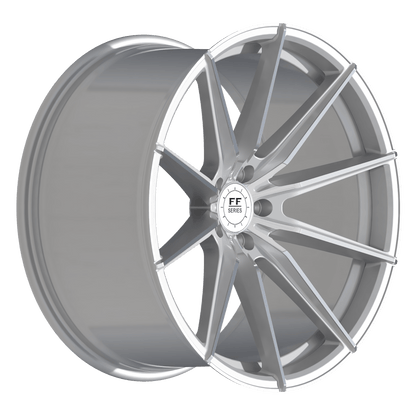 Elegance E1 FL Heavy Deep Concave | 21x11 ET18 5x112 | Hyper Silver Polished Surface