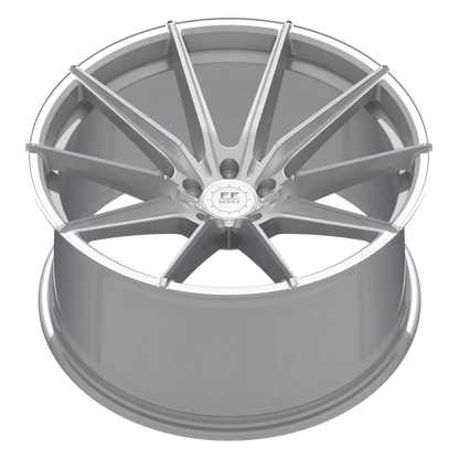 Elegance E1 FL Heavy Deep Concave | 21x11 ET18 5x112 | Hyper Silver Polished Surface