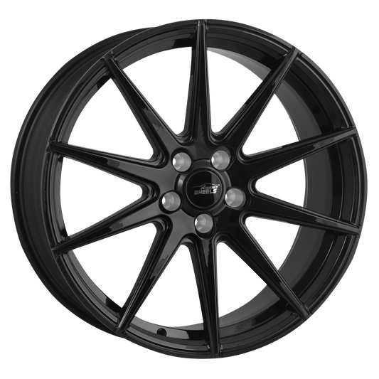 Elegance E1 FF Concave | 19x8.5 ET43 5x112 | Highloss Black