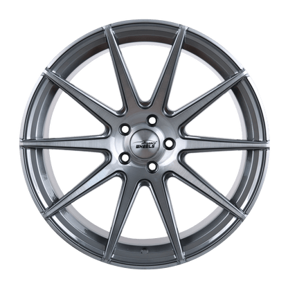 Elegance E1 FF Concave | 20x9 ET40 5x112 | Titanium Brushed