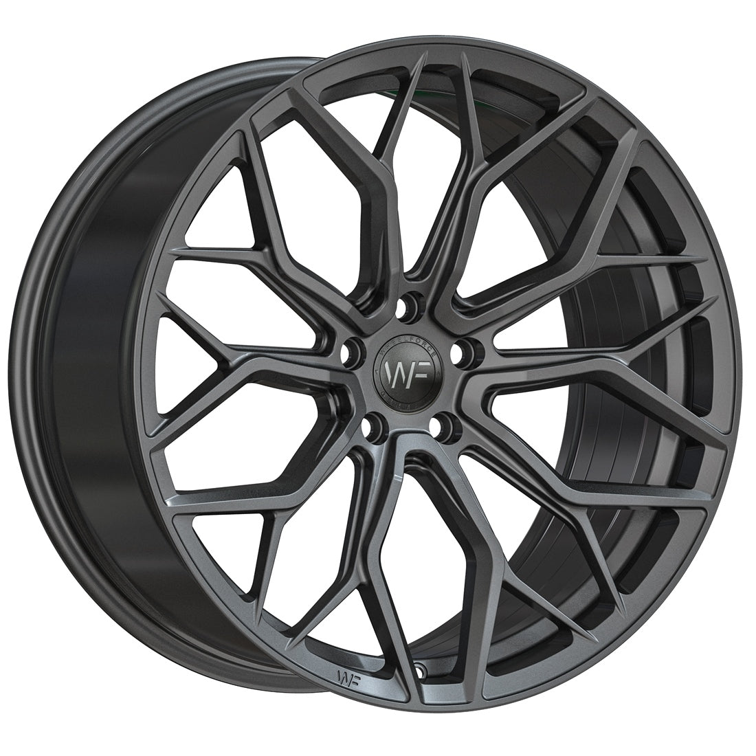 WF HE.1-FF |  21" 5x114 CMC | DARK STEEL (Tesla Edition)