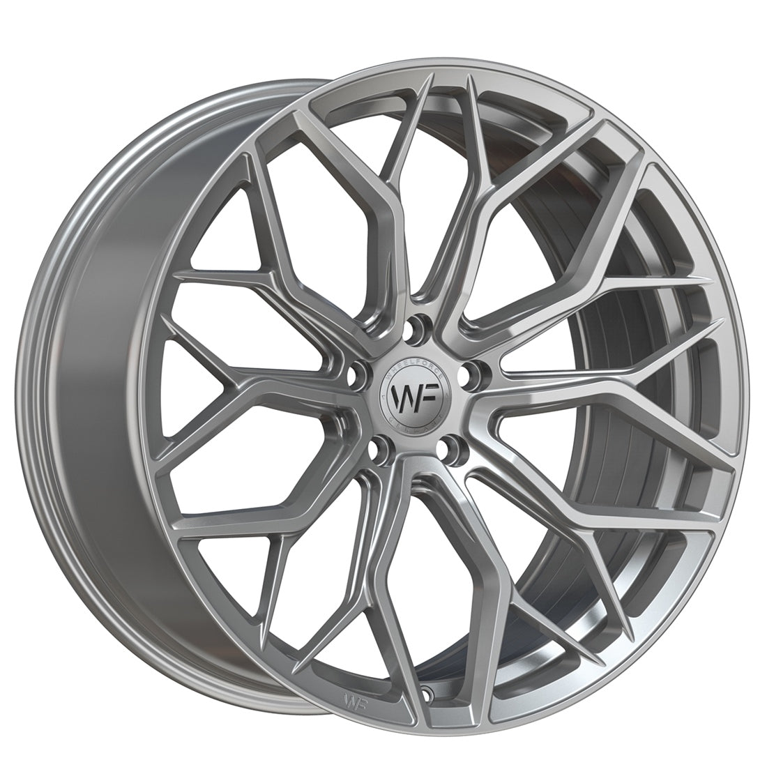 WF HE.1-FF |  21" 5x114 CMC | FROZEN SILVER (Tesla Edition)