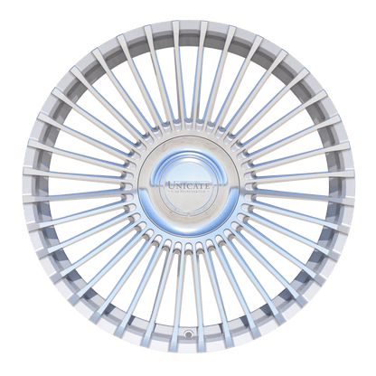 Unicate Multispoke36 | 22" | Hyper Silver Front Polished