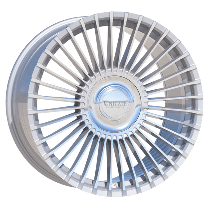 Unicate Multispoke36 | 22" | Hyper Silver Front Polished