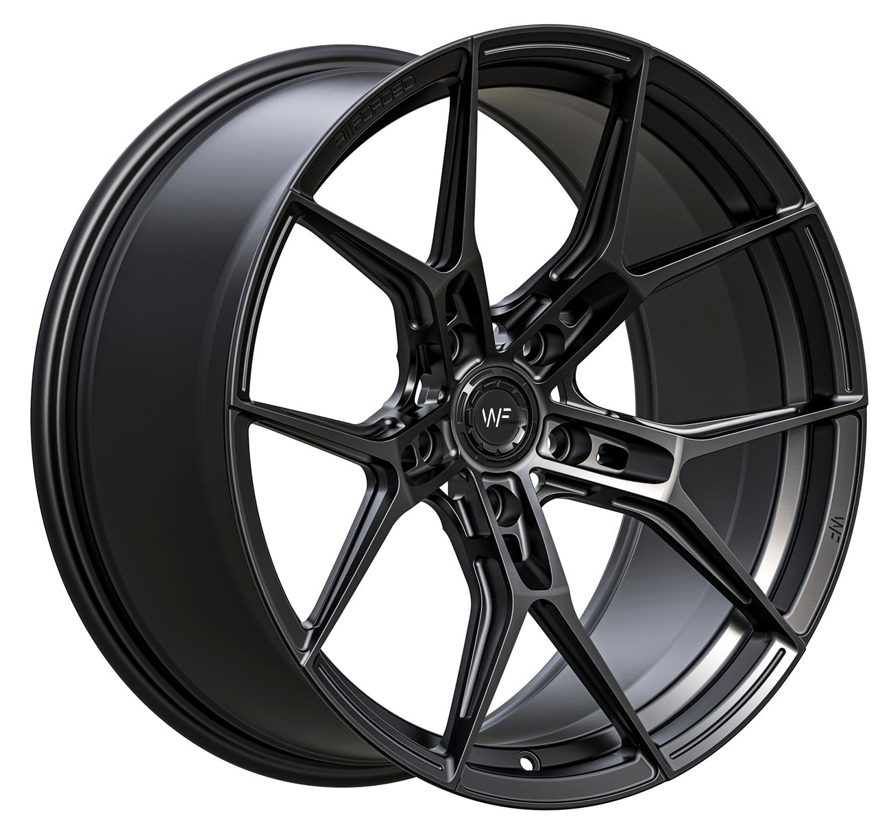WF R.1-FG | 19X9 ET44 5x112 DC | DEEP BLACK
