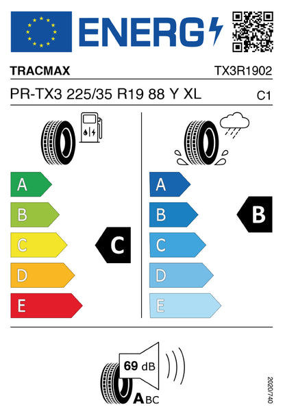 Tracmax Privilo TX3 | 225/35 R19 (88Y) XL