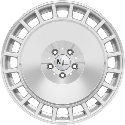 N1 Wheels Plate One PL1 | 22" | Hyper Silver Brushed Surface