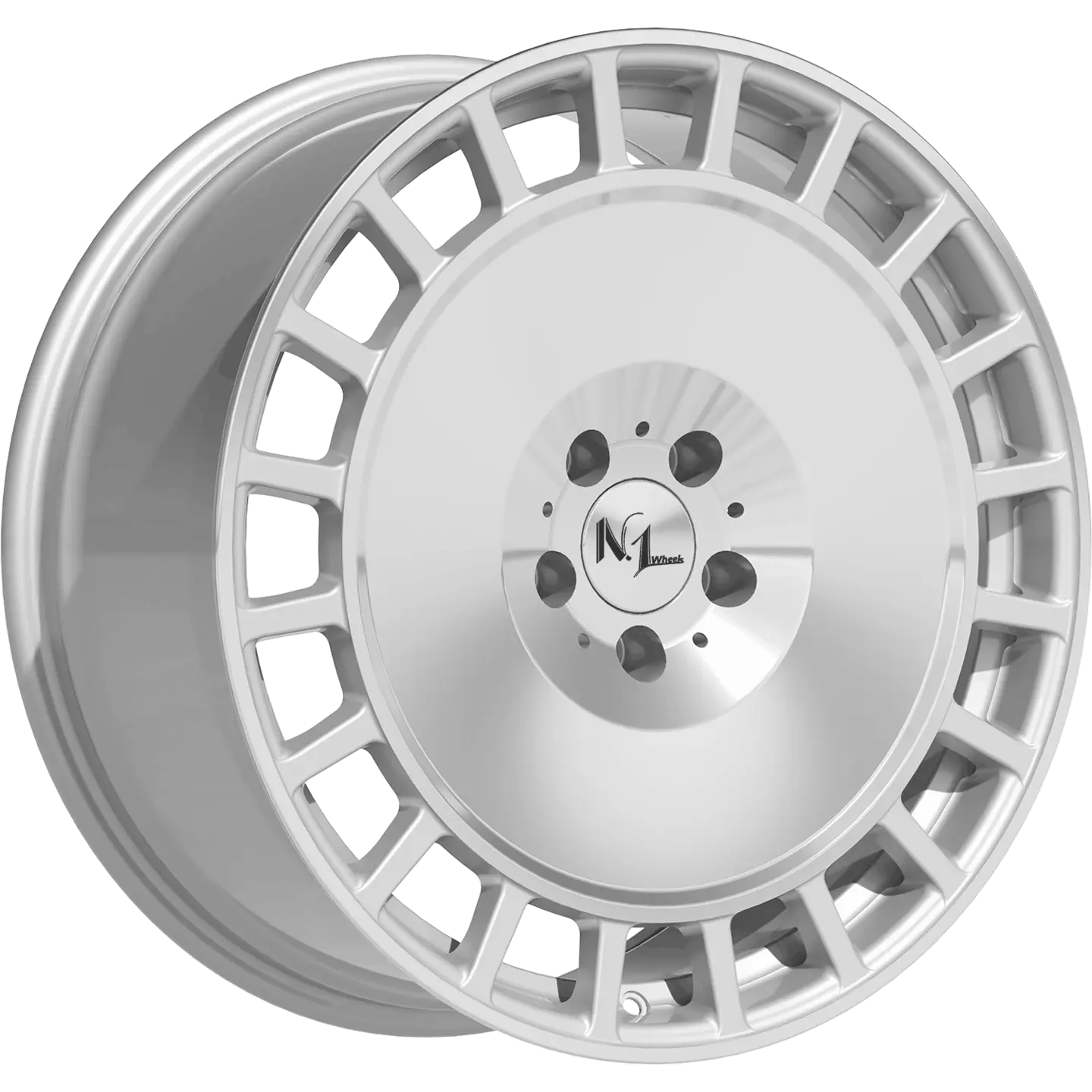 N1 Wheels Plate One PL1 | 22" | Hyper Silver Brushed Surface