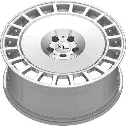 N1 Wheels Plate One PL1 | 22" | Hyper Silver Brushed Surface