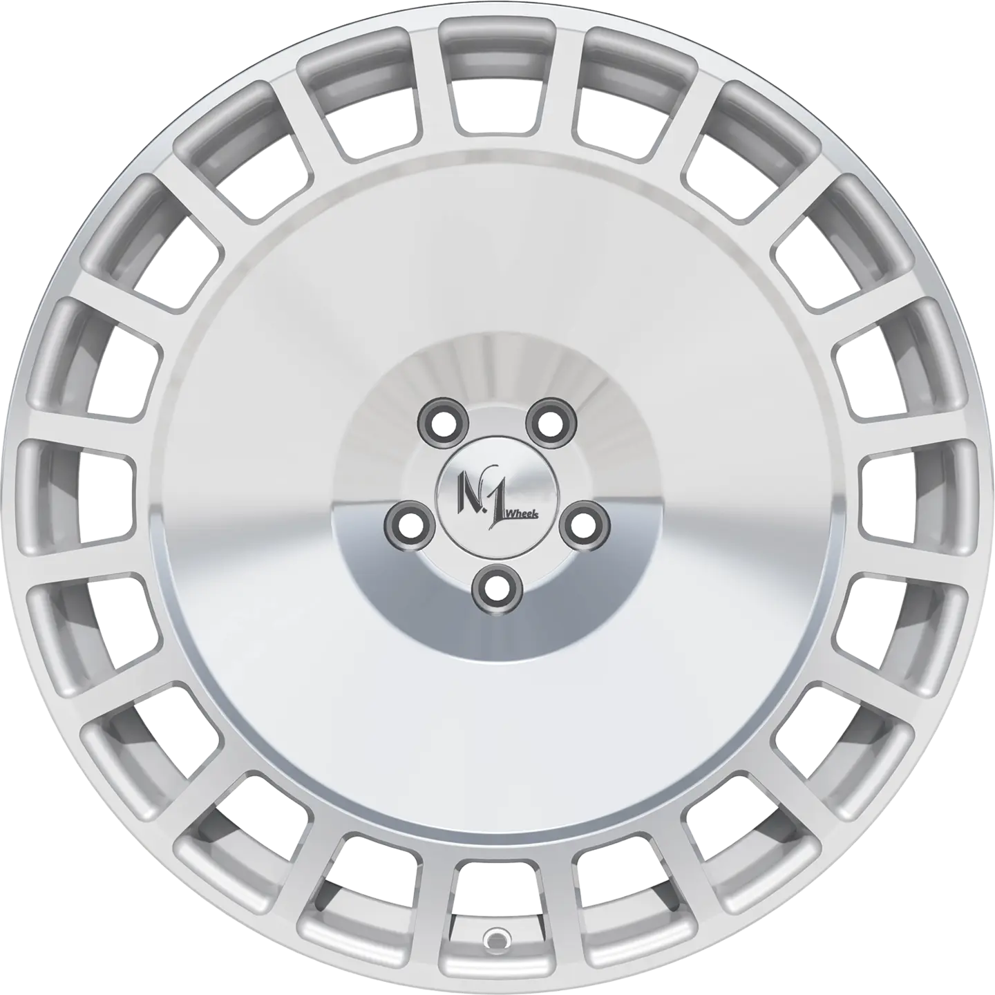 N1 Wheels Plate One PL1 | 22" | Hyper Silver Polished Surface