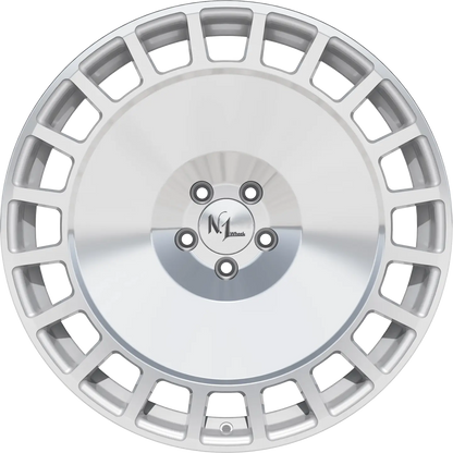 N1 Wheels Plate One PL1 | 22" | Hyper Silver Polished Surface