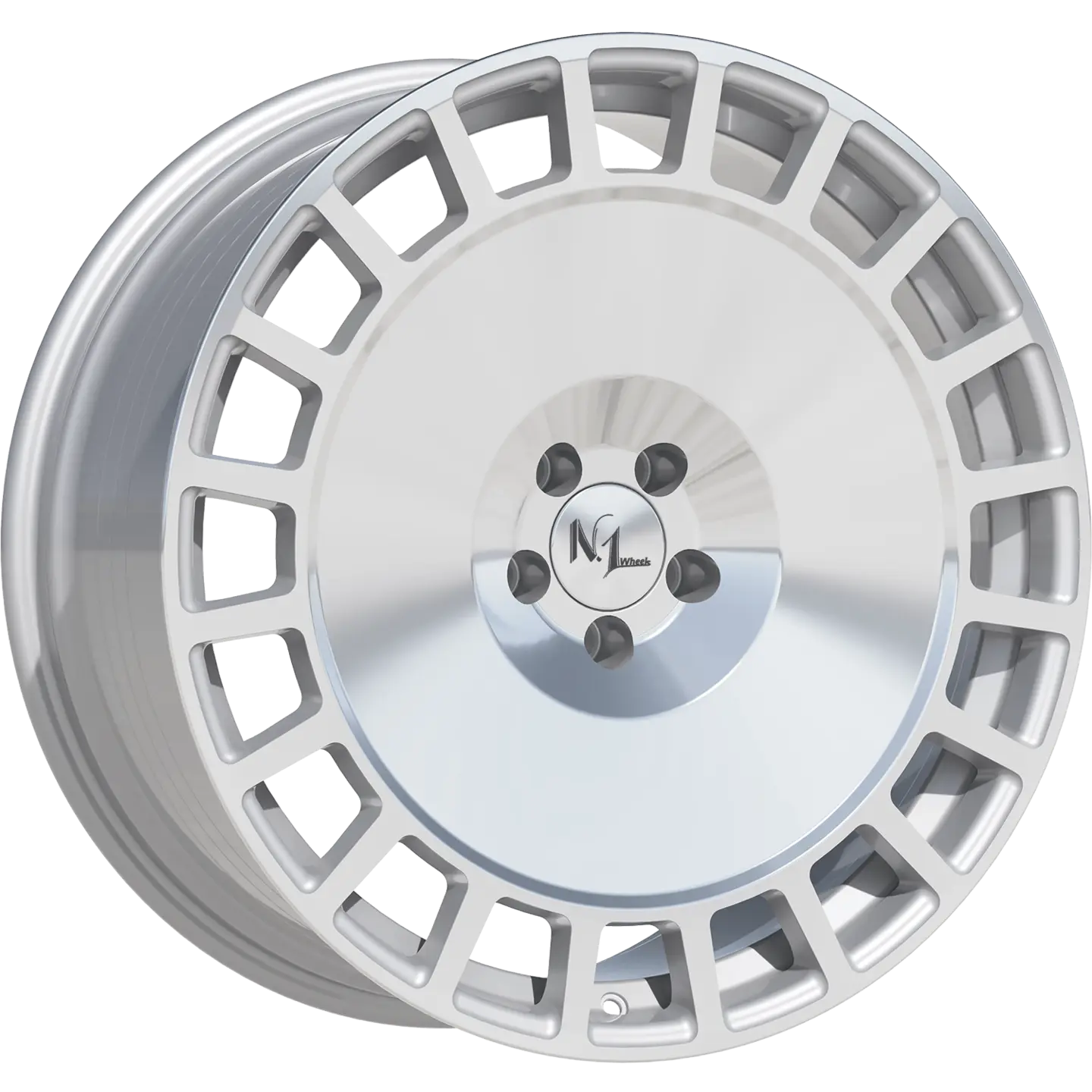 N1 Wheels Plate One PL1 | 22" | Hyper Silver Polished Surface