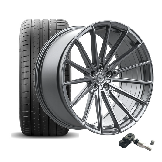 SET | WF X.RSM-FF GLOSS STEEL 23" | HANKOOK + RDKS | AUDI Q8/SQ8 (4M)
