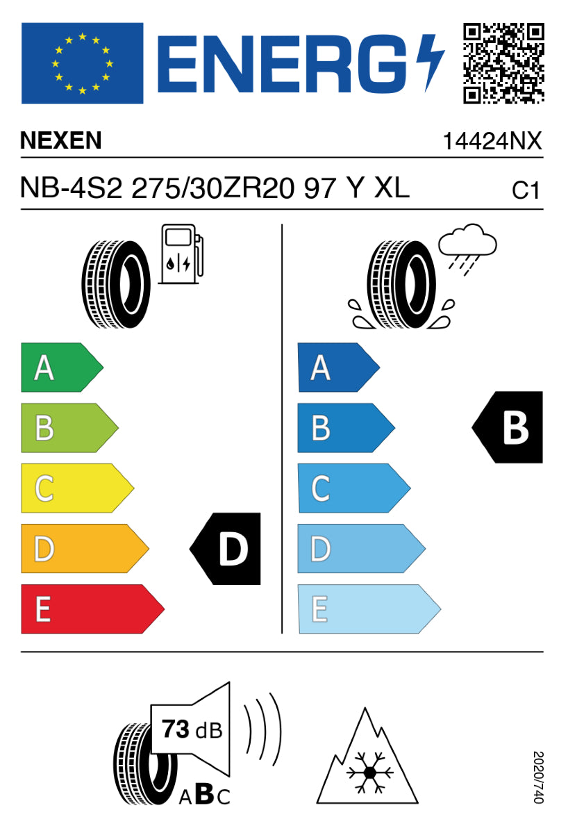 Nexen N'Blue 4 Season 2 | 275/30 R20 (97Y)