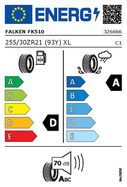 Falken Azenis FK510 | 255/30 R21 (93Y) XL