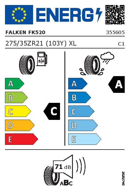 Falken Azenis FK520 | 275/35 R21 (103Y) XL
