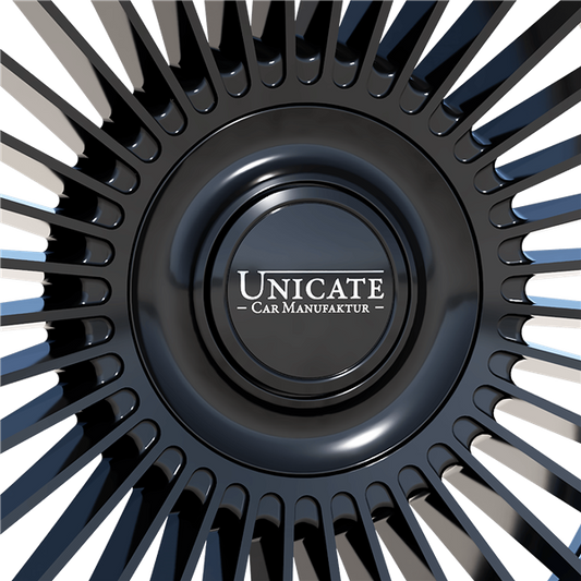 Unicate Wheels | Floating Cap | Highgloss Black