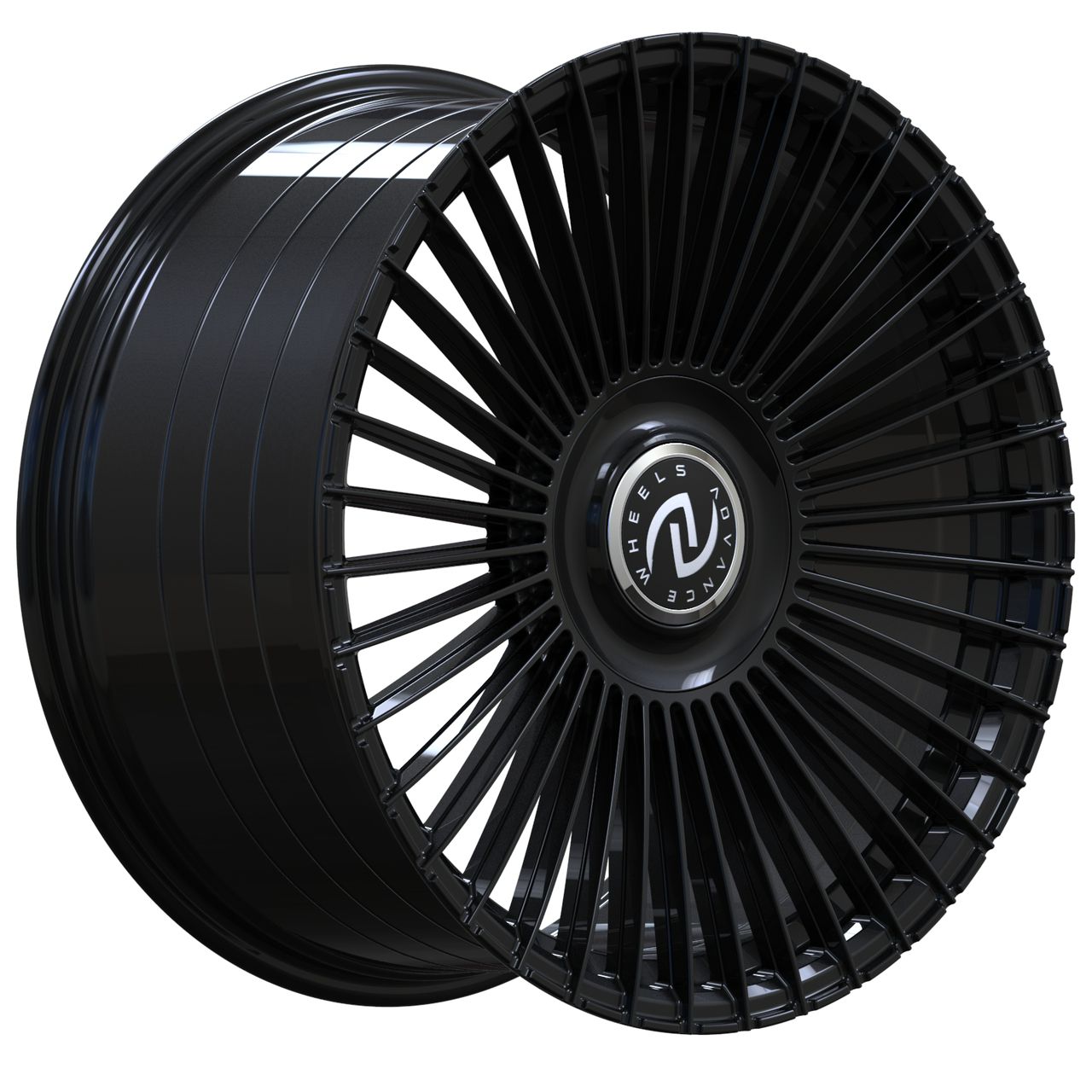 ADVANCE AV5.0 | 21x9 ET25 5x112 | HIGHGLOSS BLACK