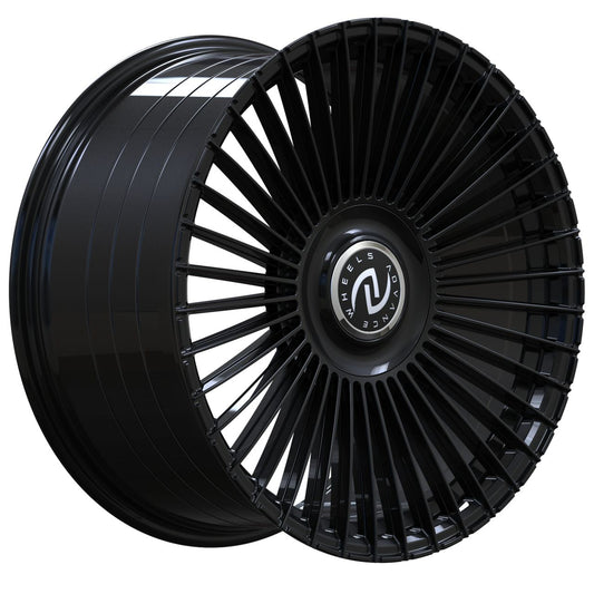 ADVANCE AV5.0 FORGED | 22x11 ET40 5x112 | HIGHGLOSS BLACK
