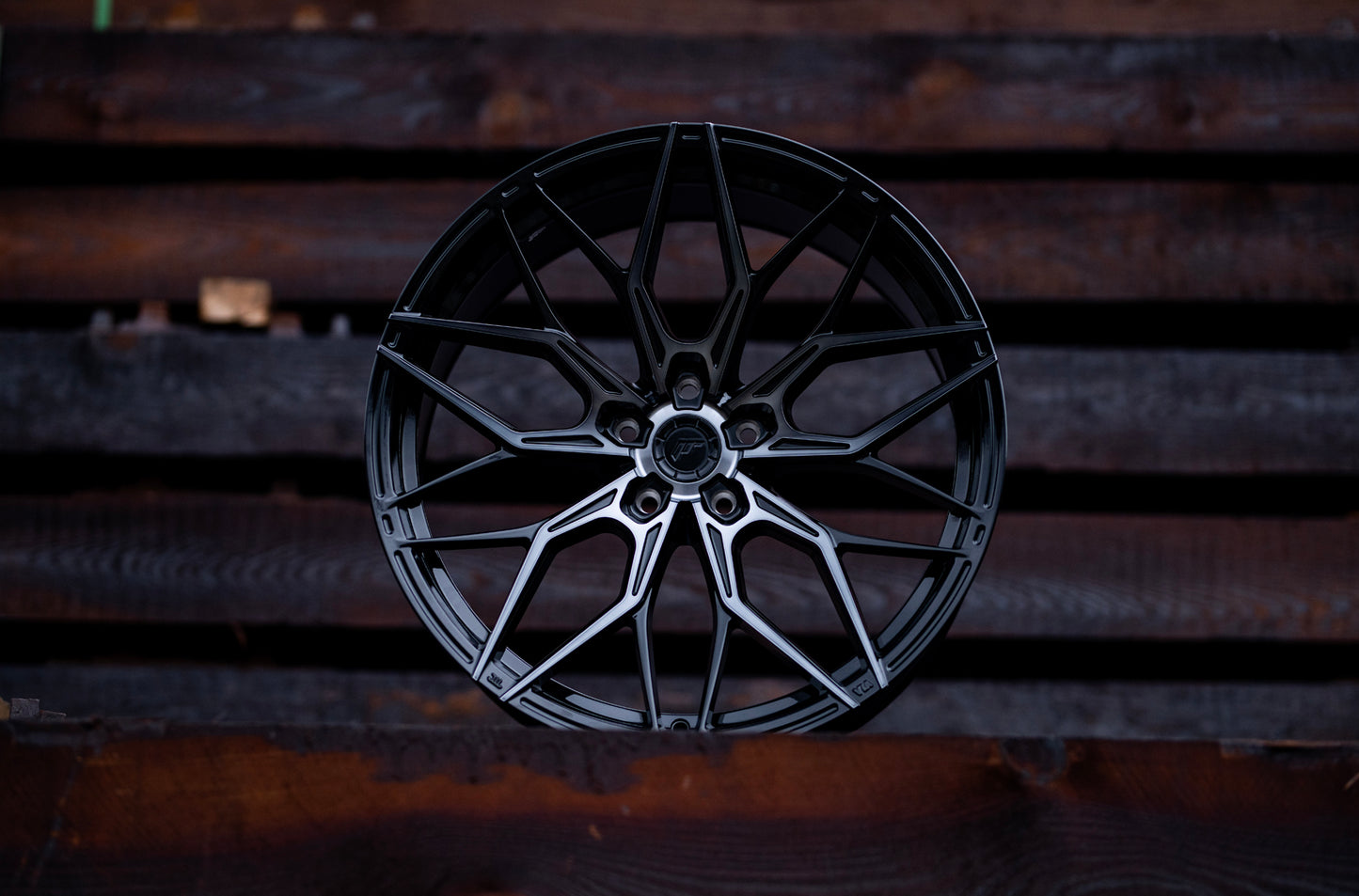 Japan Racing | JR46 | Glossy Black Machined Face